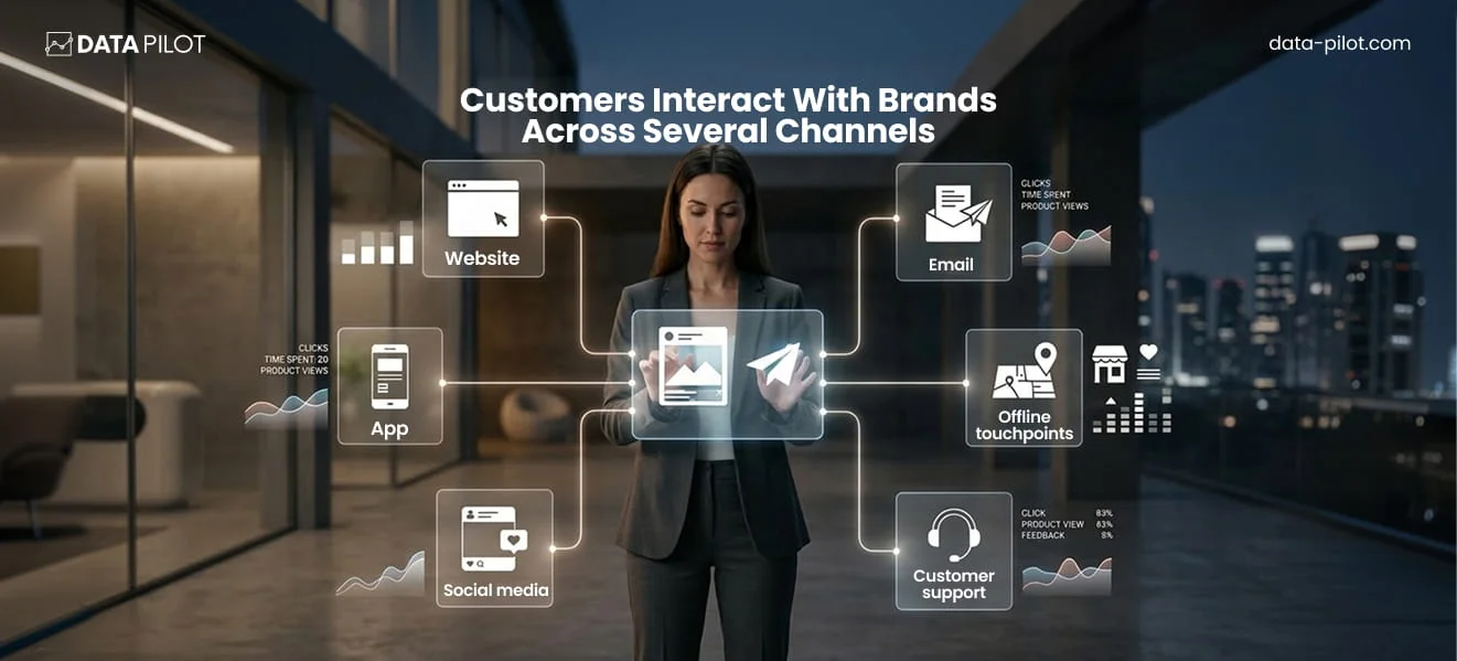Customers interact with brands across channels